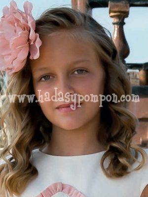 Tocado Nude y Beige