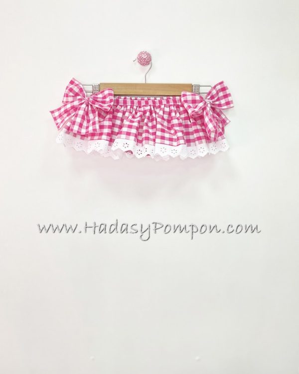 Conjunto Vichy Fuxia Granja