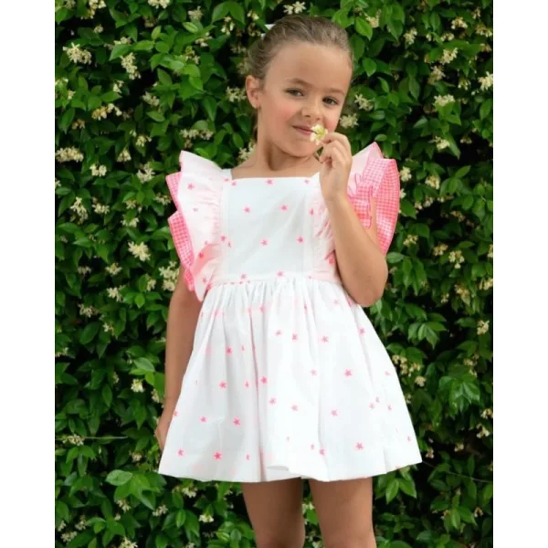 Vestido Estrellas Coral